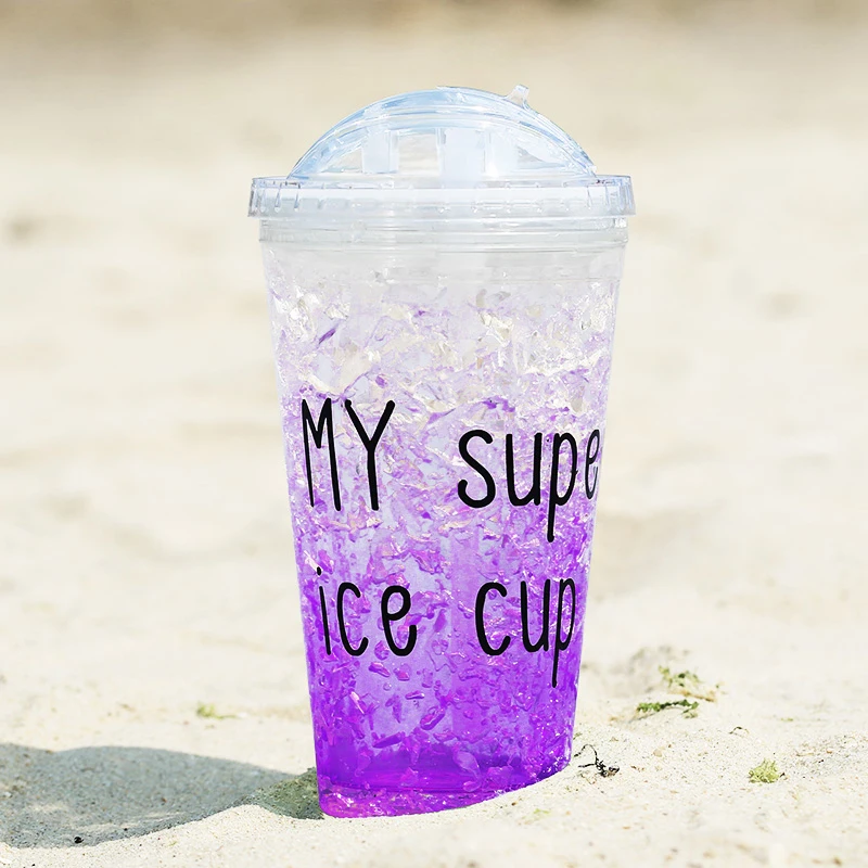 550 мл летняя Cola Shake Cup здоровый уплотнение письмо пластиковый стакан для льда чайник Прохладный сэндвич Еда Открытый путешествия питьевой воды 4 цвета