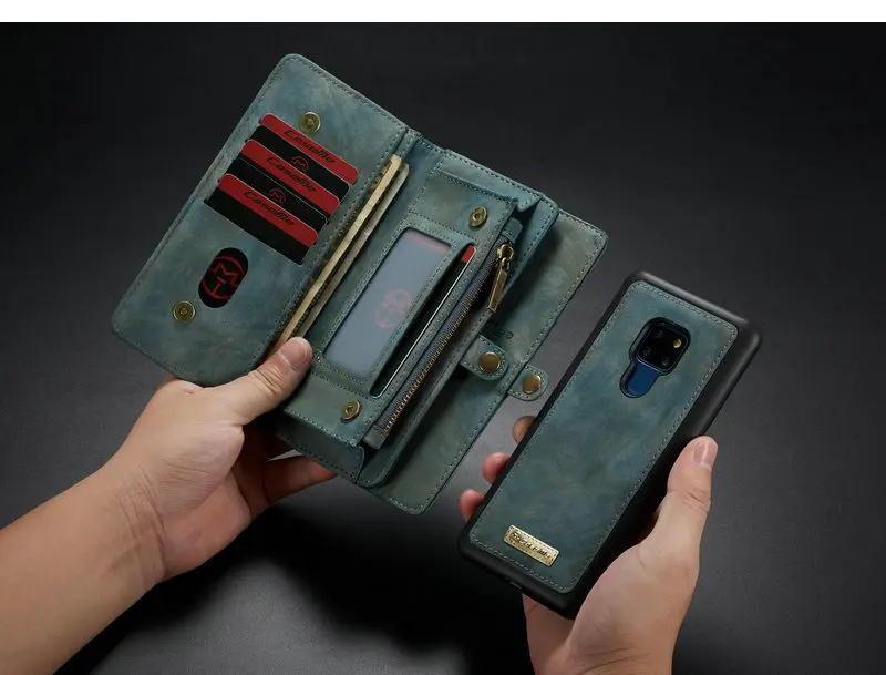 CaseMe кошелек для huawei mate 20 Ulti mate функциональный все-в-одном ручной работы кожаный съемный элегантный флип-чехол для huawei mate 20
