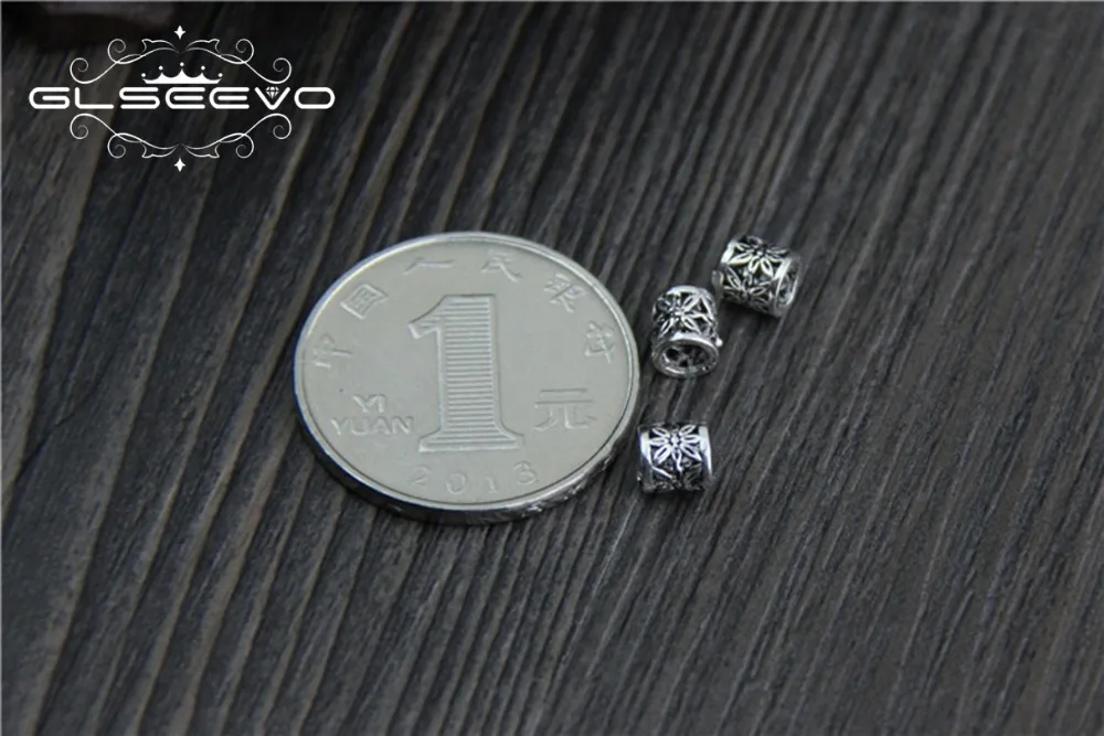 10 шт винтажный серебряные бусины 925 пробы DIY браслет ожерелье полый цветок