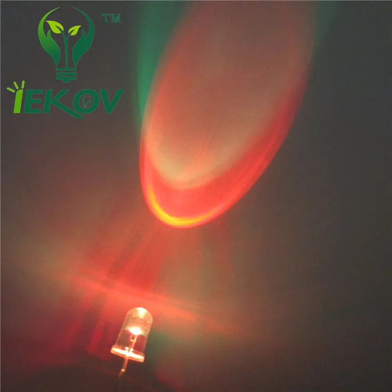 20 шт. светодиодный 3 мм RGB медленная вспышка медленное изменение красный зеленый