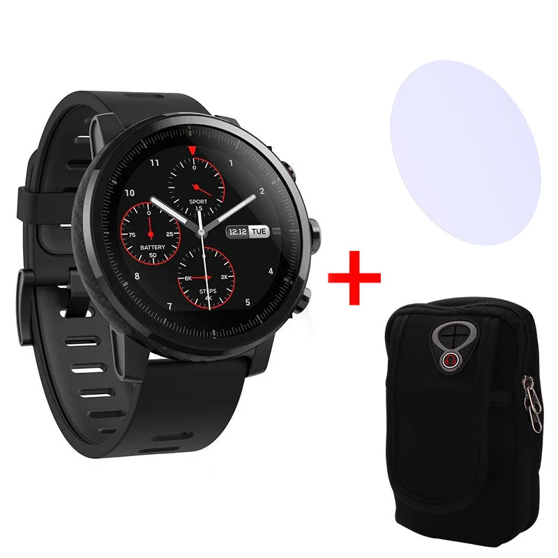 Strat2BC-ORB2-FL Xiaomi mi Huami Amazfit 2 Amazfit Stratos 2 умные часы мужские с gps Xiao mi часы PPG пульсометр 5ATM - Цвет: Strat2BC-ORB2-FL