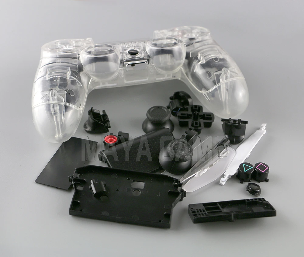 OCGAME для Playstatios 4 прозрачный корпус замены контроллера PS4 и кнопки 6 компл./лот|housing