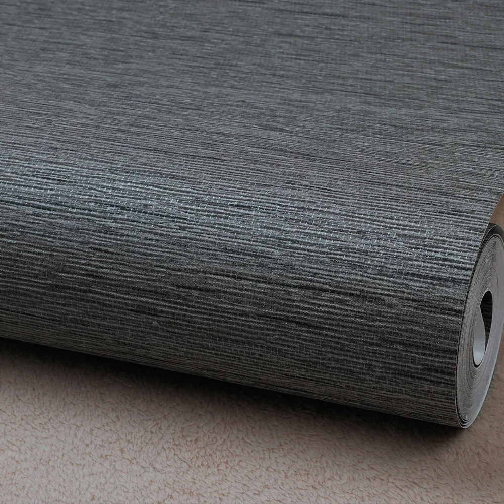 Простая текстурированная рулонная настенная бумага Grasscloth современная простая