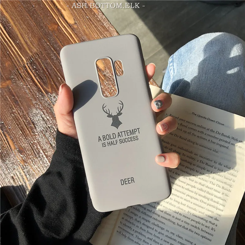 Ультратонкий чехол для телефона с песчаником для Samsung Galaxy S6 S7 Edge S8 S9 S10 E Plus матовый мягкий чехол для Samsung Note 3 4 5 8 9 Capa
