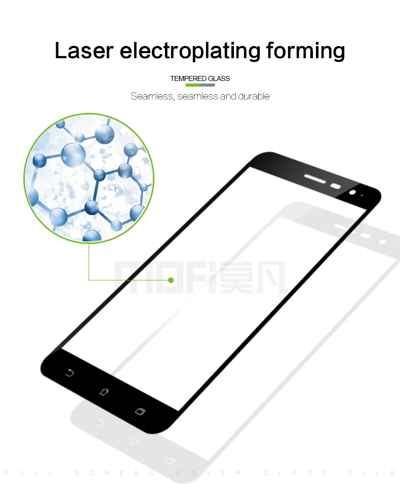 MOFi для Asus Zenfone 3 ZE520KL стекло закаленное 3D полное покрытие протектор экрана для Asus ZE520KL стеклянная защитная пленка 5,2"
