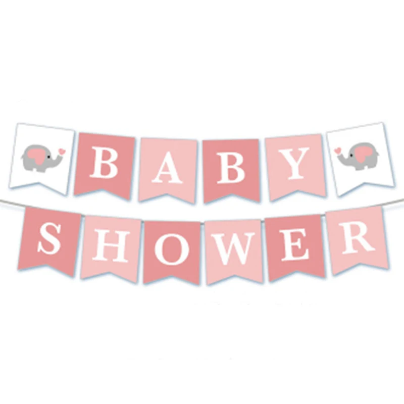 1 комплект Ipopu elephant Baby Shower для мальчиков и девочек It's a Boy It's a Girl вечерние принадлежности для дня рождения