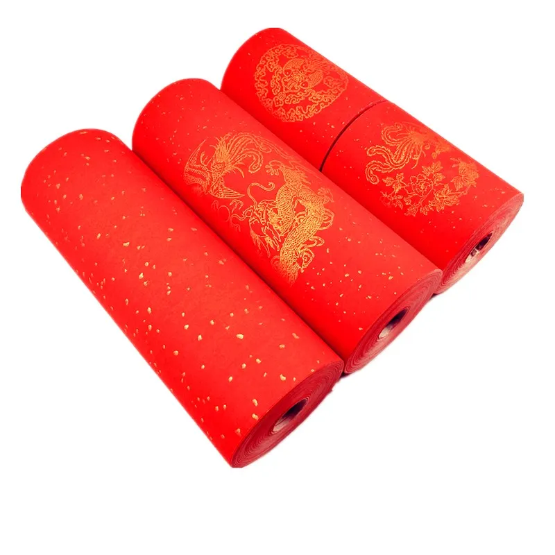 50 м/катушка половинчатая бумага Xuan для письма каллиграфии пары рисовая с