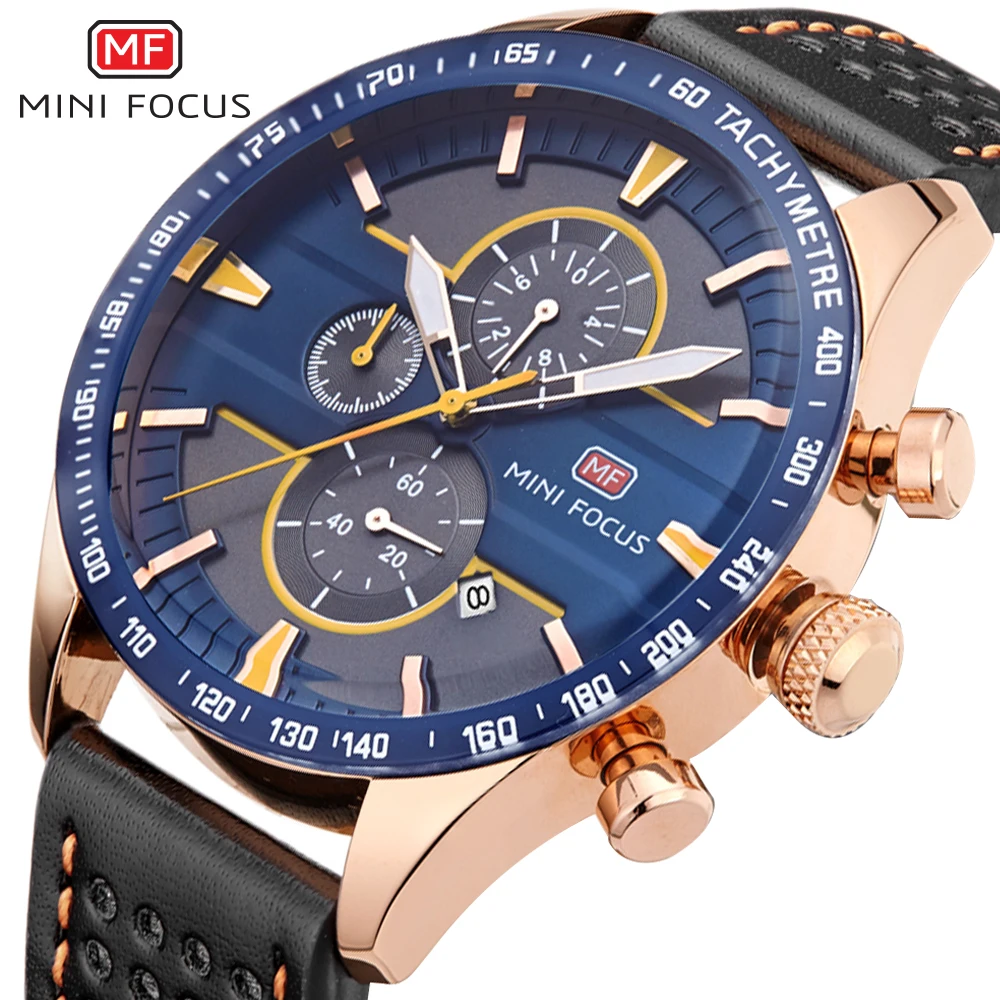 

MINIFOCUS Men Watch Top Luxury Brand Sport Watches Mens Quartz Wristwatch Male Clock Relogio Masculino MF0002G.04