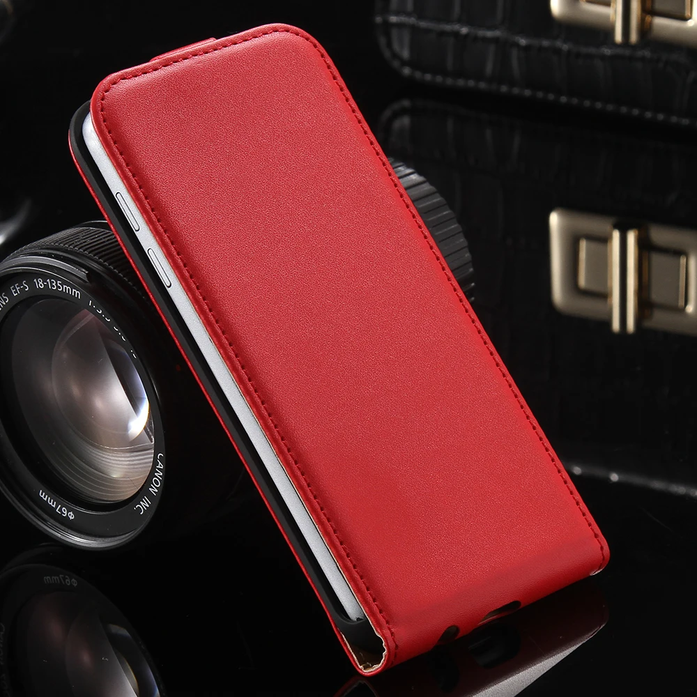 Вертикальный Флип Чехол Для Айфон 4 4S Роскошный Классический Бизнесный Футляр Из