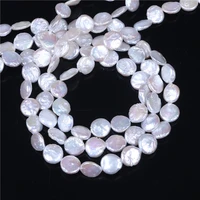 coin pearl cultured freshwater pearl beadsinspirational natural white 10 11mm hole approx 0 8mm sold per 16 inch strand