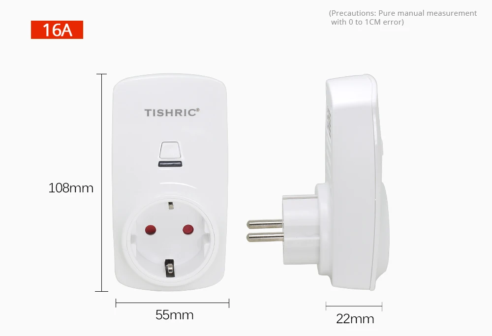TISHRIC 16A умная розетка с Wi-Fi розетка для управления EU/AU/US/UK/FR розетка с таймером Дистанционное приложение Ewelink Alexa Google home S26 10A 16A
