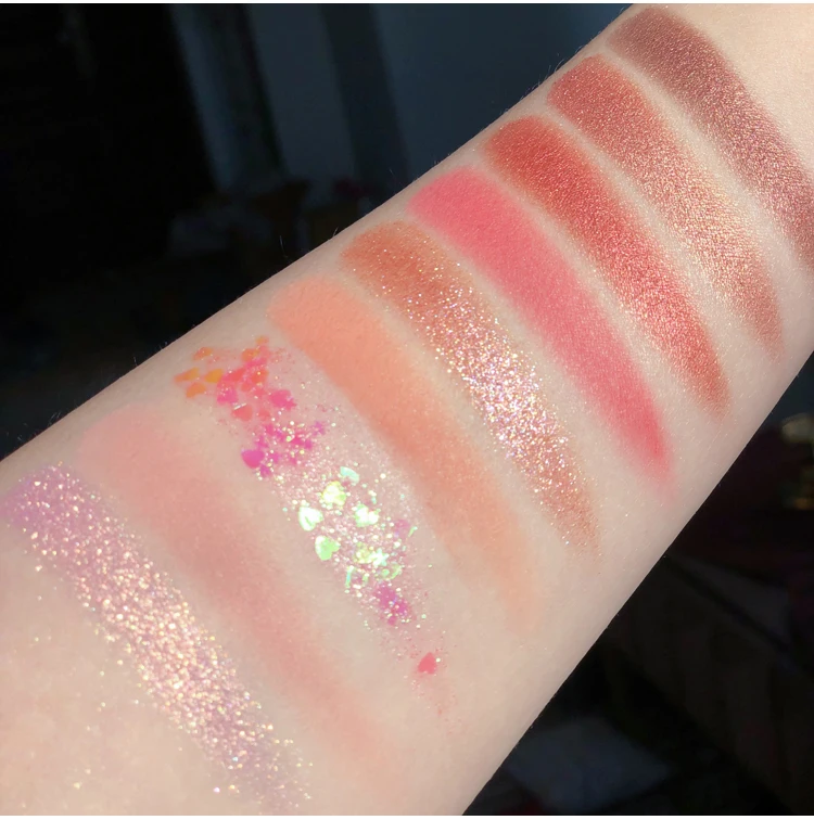 Бренд Shimmer Matte Makeup Pallete 9 цветов блеск прессованные тени для век Палитра бриллиантов макияж тени для век Палитра для пигментов косметика