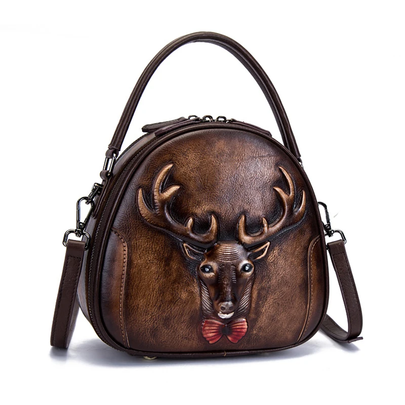 2018 Чехол женский из натуральной кожи винтажный дизайн женская сумка высокого