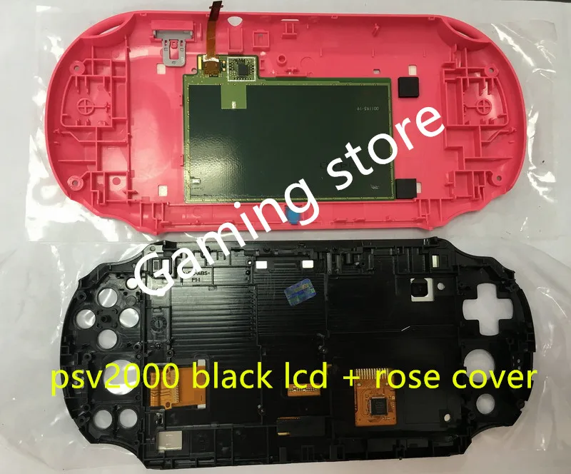 Оригинальный новый для ps vita psvita psv 2000 ЖК-экран в сборе черный + розовый задняя