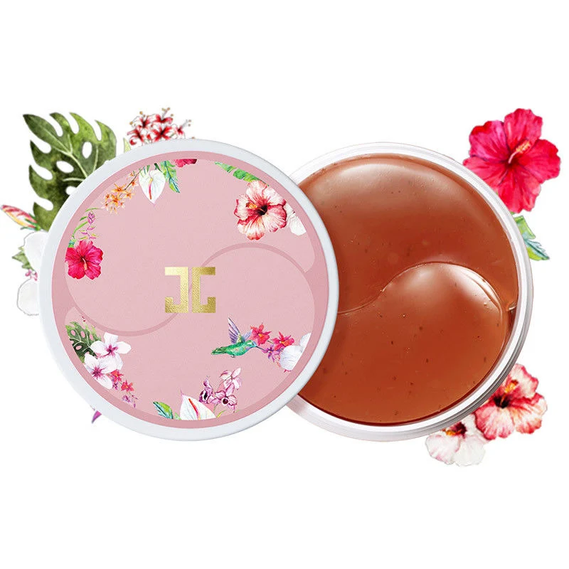 Roselle Eye Mask Корейская косметическая маска для глаз 1 шт. Уход за глазами против морщин мешки для глаз темные круги пышные золотые патч для глаз гидрогелевый уход за лицом коллагеновая маска - Цвет: Roselle Eye Mask