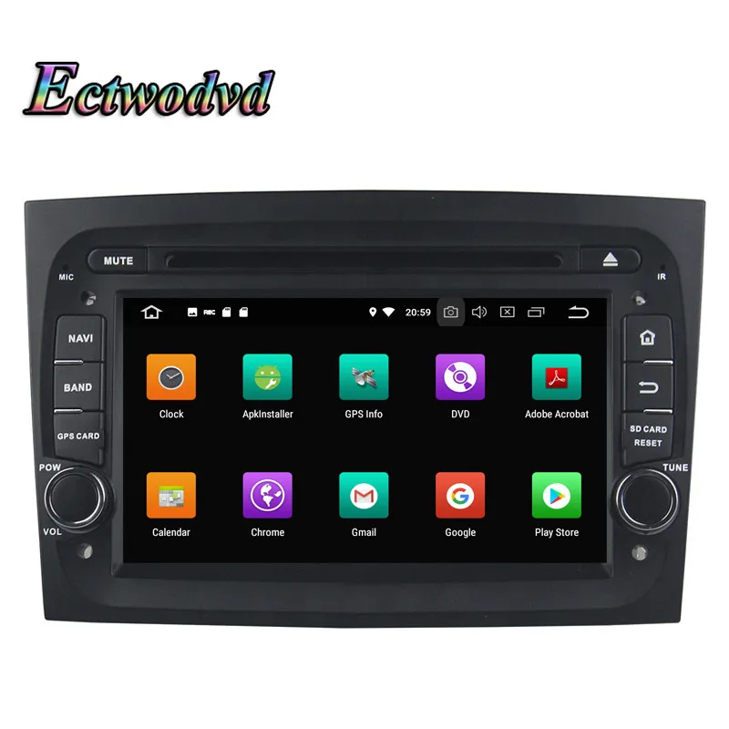 Ectwodvd Восьмиядерный 4G Android 8 0/четырехъядерный 1 Автомобильный мультимедийный