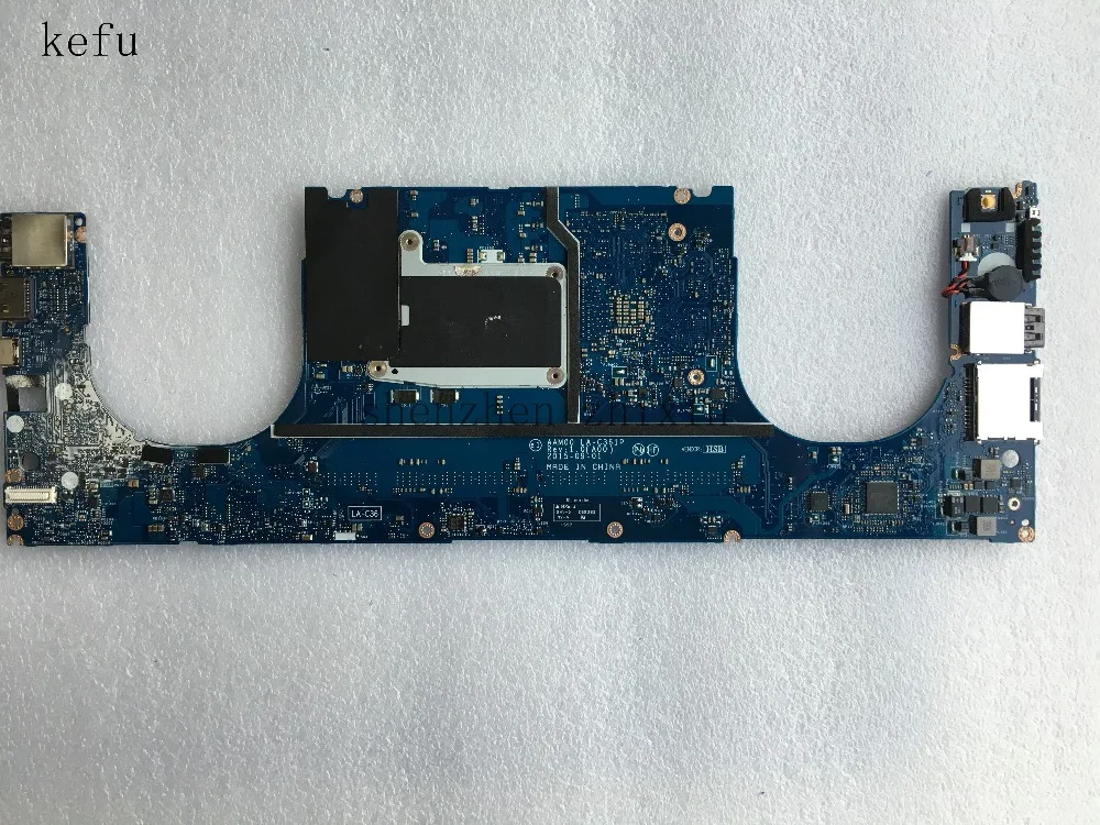 KEFU для DELL XPS 15 9550 материнская плата ноутбука AAM000 LA C361P REV: 1 0 с I5 6300HQ и графической