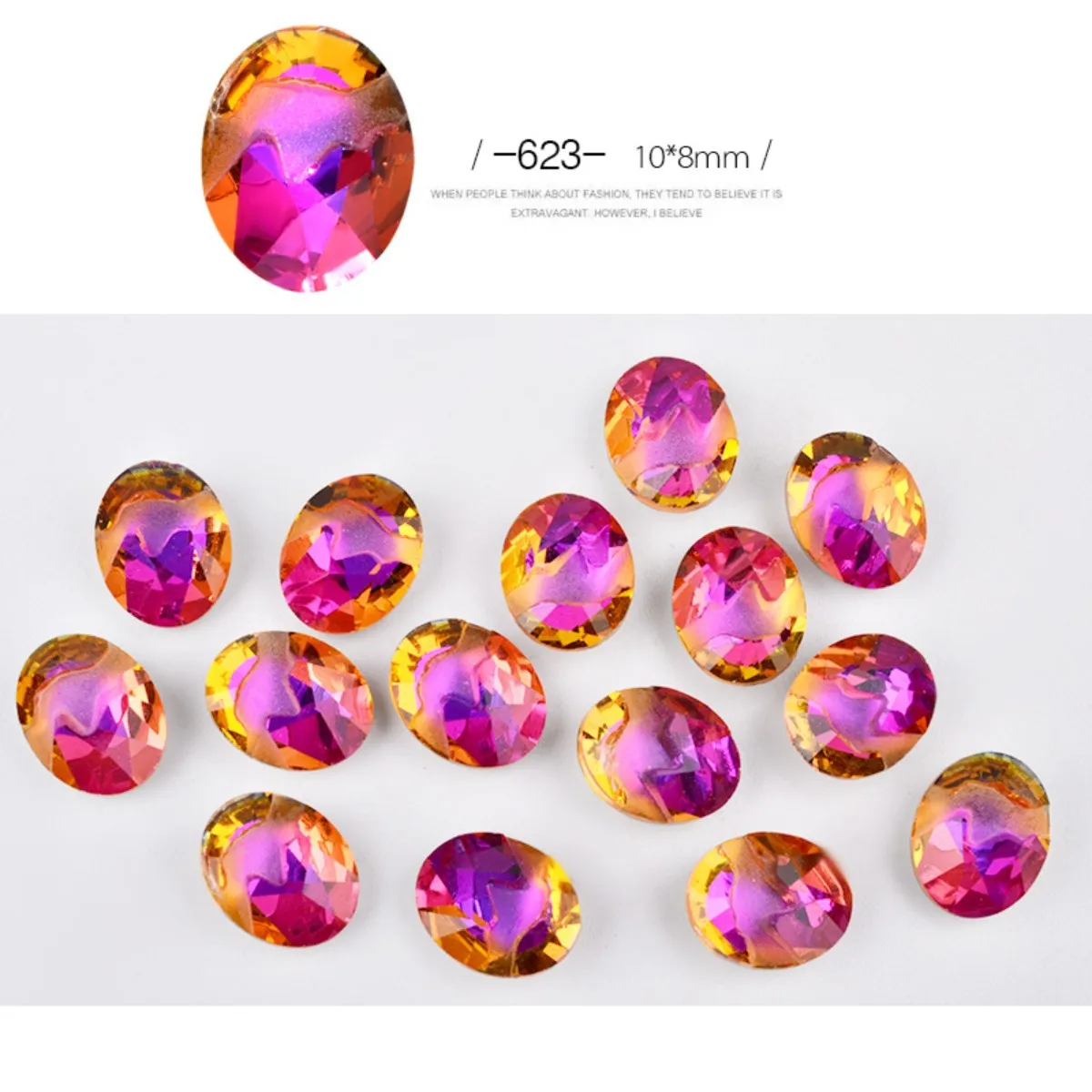 10 шт. овальные Стразы для украшения ногтей|rhinestone 3d|nail jewelrynail art decorations |