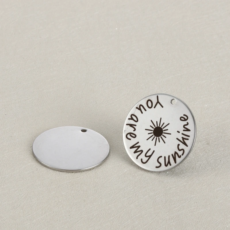 Ювелирные изделия ручной работы сделай сам из нержавеющей стали с надписью You are my