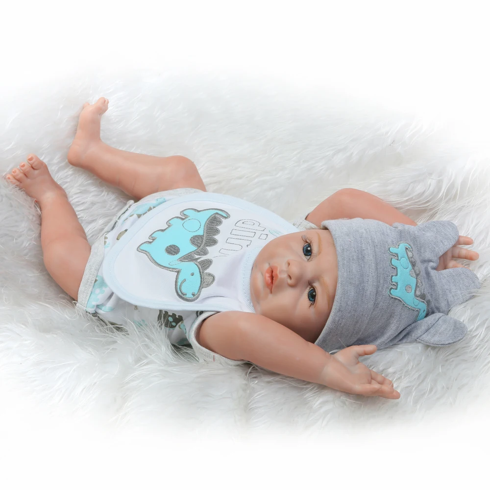 

Doll 20 Inch Lifelike Handmade Soft silicone toddler baby dolls Christmas gifts toy
