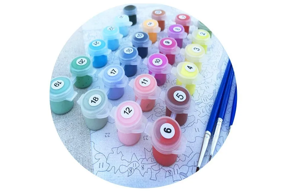 Картина azqsd по номерам Цветок Дерево DIY Современная масляная краска ing paint Холст Картина украшение дома ручная краска ed Wall Art K172