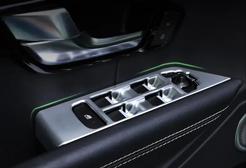 4 шт. хромированная оконная Кнопка рамка отделка украшения для Range Rover Автомобиль эвок аксессуары для интерьера