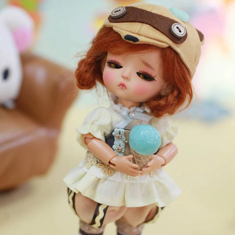 Шарнирная кукла 1/8 BJD/SD модная милая желтого цвета G.B mystic шарнирная смола для