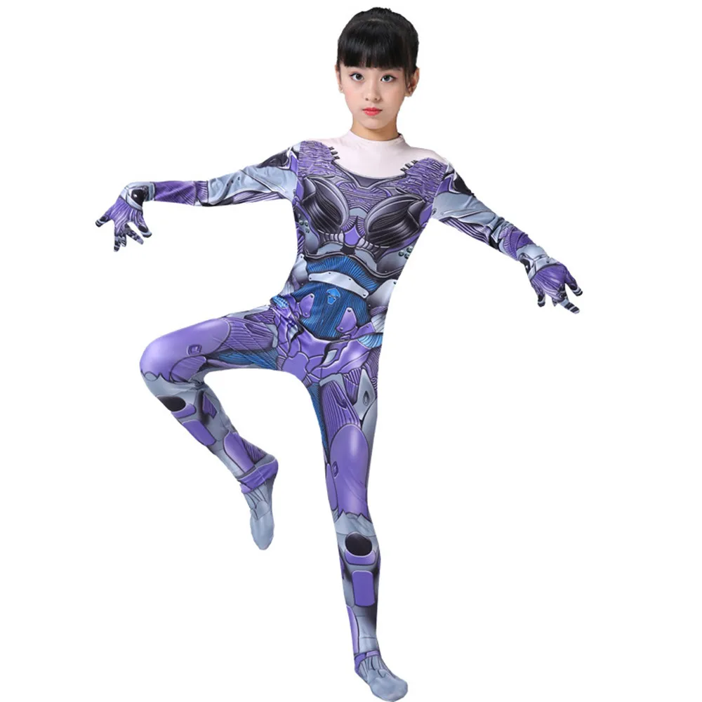 Женский костюм для косплея на Хэллоуин Kostuum Alita: Боевой Ангел Alita Zentai боди
