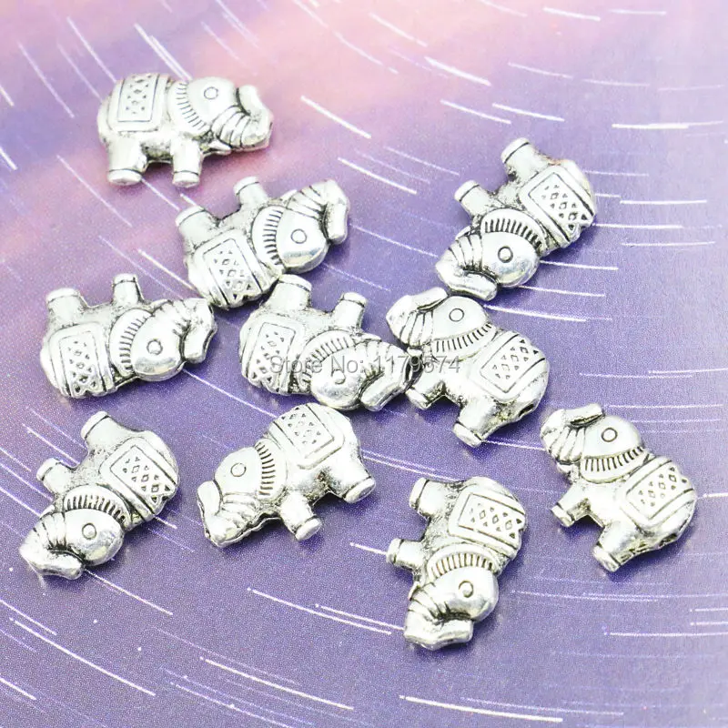 10 шт. новая Проставка в виде слона из сплава для самостоятельного изготовления