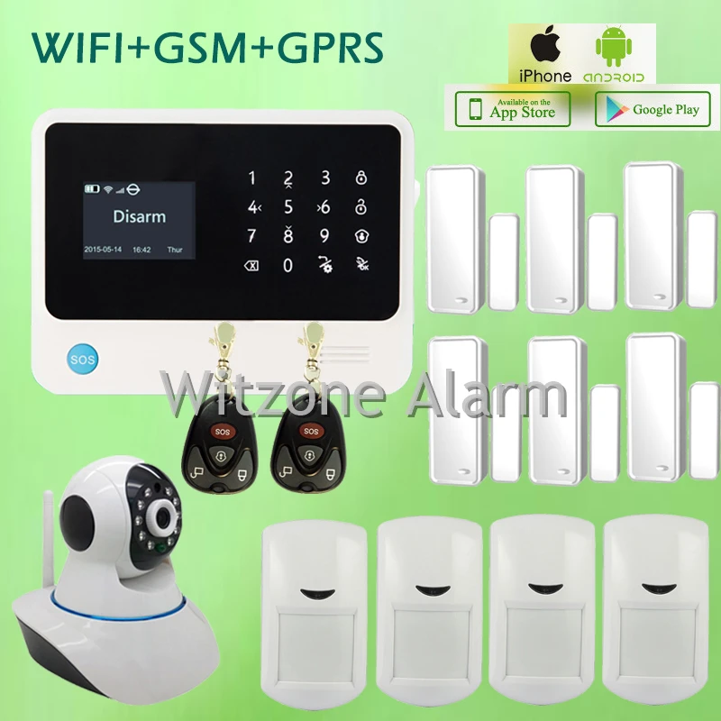 Оригинальная Упаковка Коробки Цвета G90B беспроводной wi fi gsm gprs alarma касас ios android app