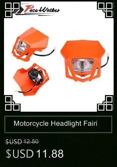 4 color Motorcycle Dirt Bike Motocross Supermoto Universal Headlight Fairing KTM SX EXC