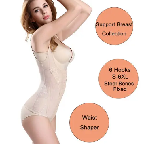 

S-3XL Firm Waist Trainer Lace Control Slim Corset High Waist Body Shaper Tummy Shapewear Plus Size Women Slimming Belt Top