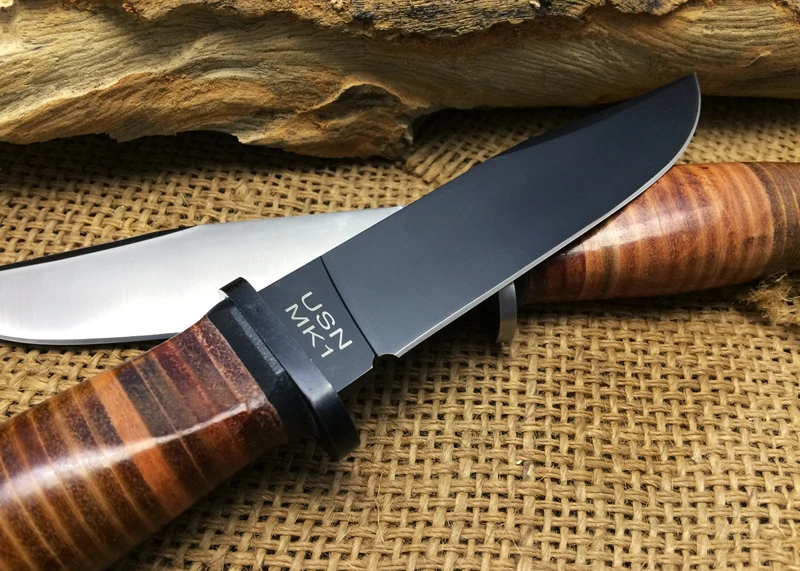 KA-BAR OLEAN NY USN MK1 Тактический фиксированный нож 7CR17Mov Лезвие Открытый Прямые ножи