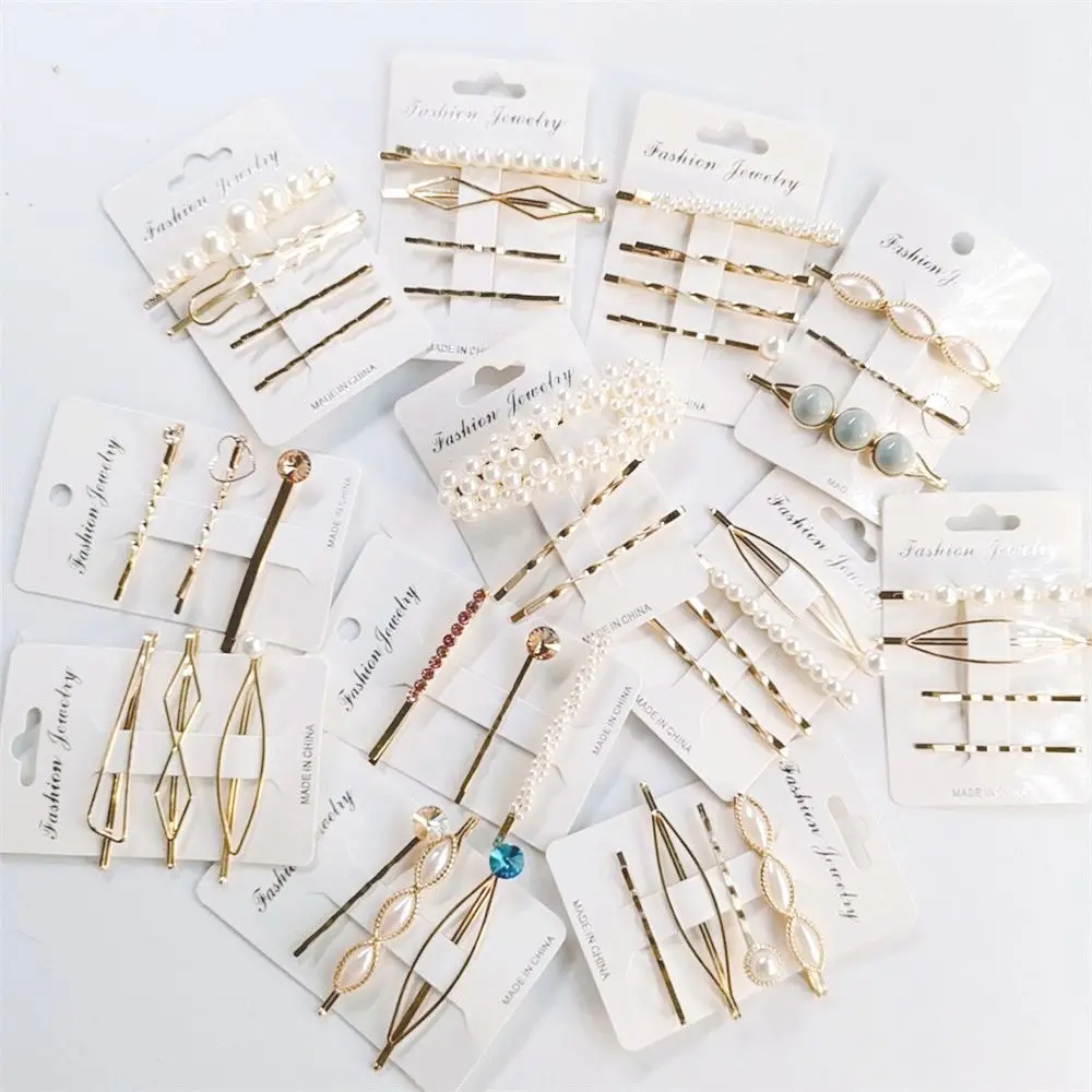 1 набор заколки для волос с искусственным жемчугом|Шпильки и волос| |