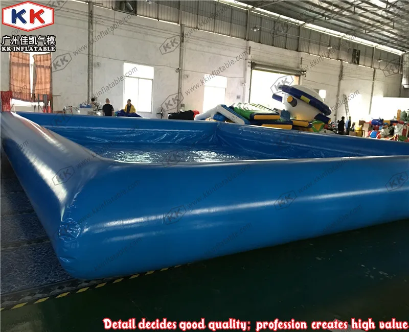 Original manufacturer cheap 0.6~0.9mm PVC customized square oval inflatable pool