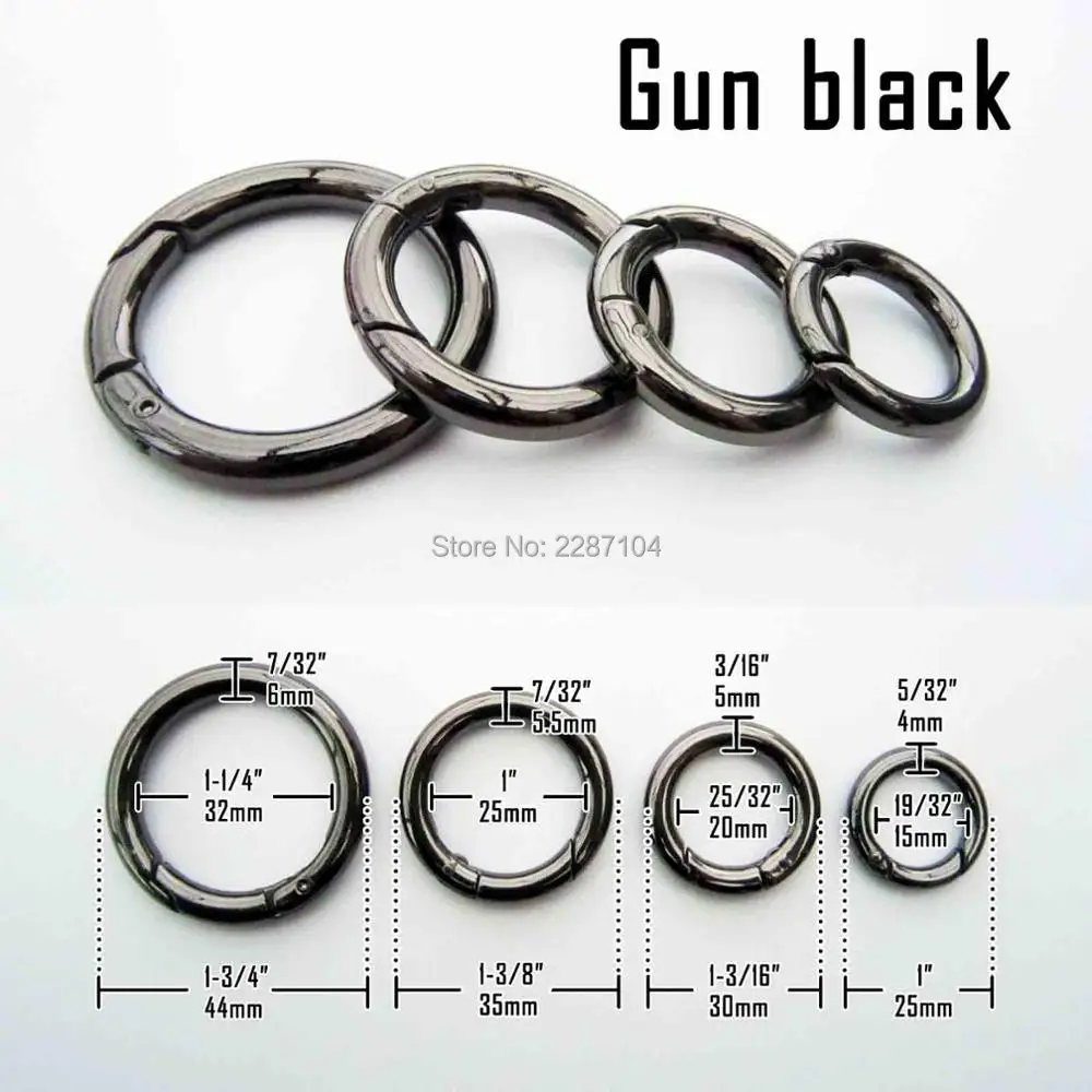 2 шт. металлические пружинные кольца|Пряжки и крючки| |