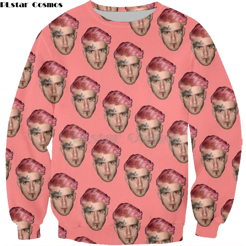 Новинка 2019 толстовки с 3D принтом Lil Peep свитшот для мужчин и женщин пуловеры в