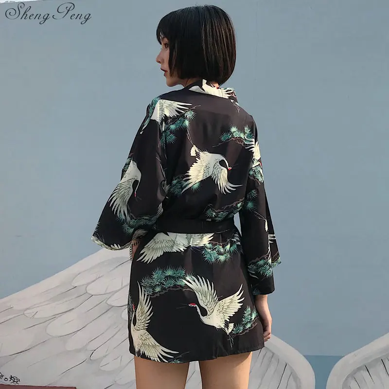Японские кимоно рубашка кардиган пляжная мода традиционные японские yukata женские