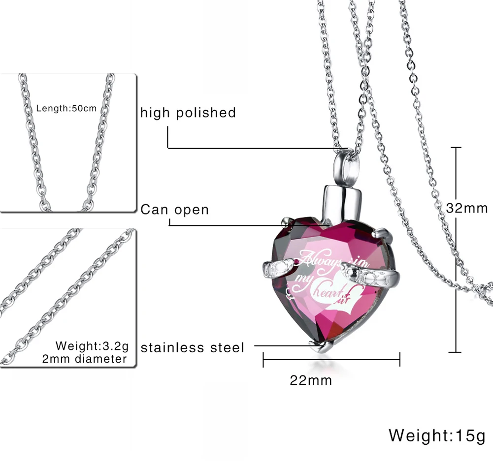 Женское ожерелье с подвеской из нержавеющей стали |