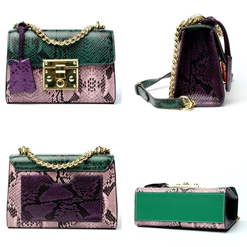 Женские сумки через плечо из 100% натуральной кожи дизайнерские дамские сумочки от