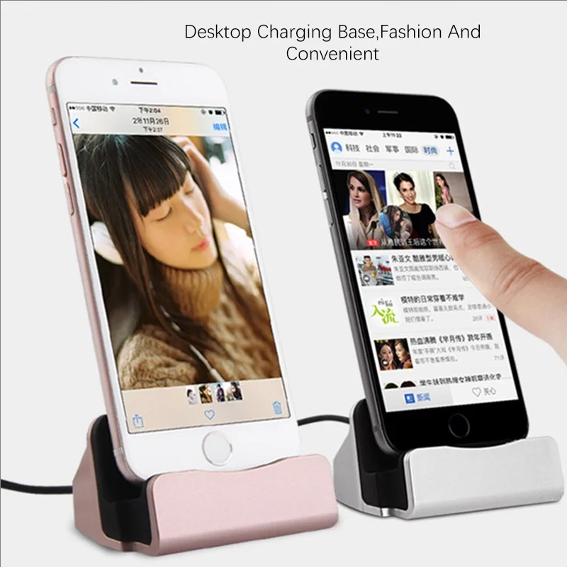 Зарядная док станция с Micro USB для iPhone X 8 7 6|Подставки и держатели| |