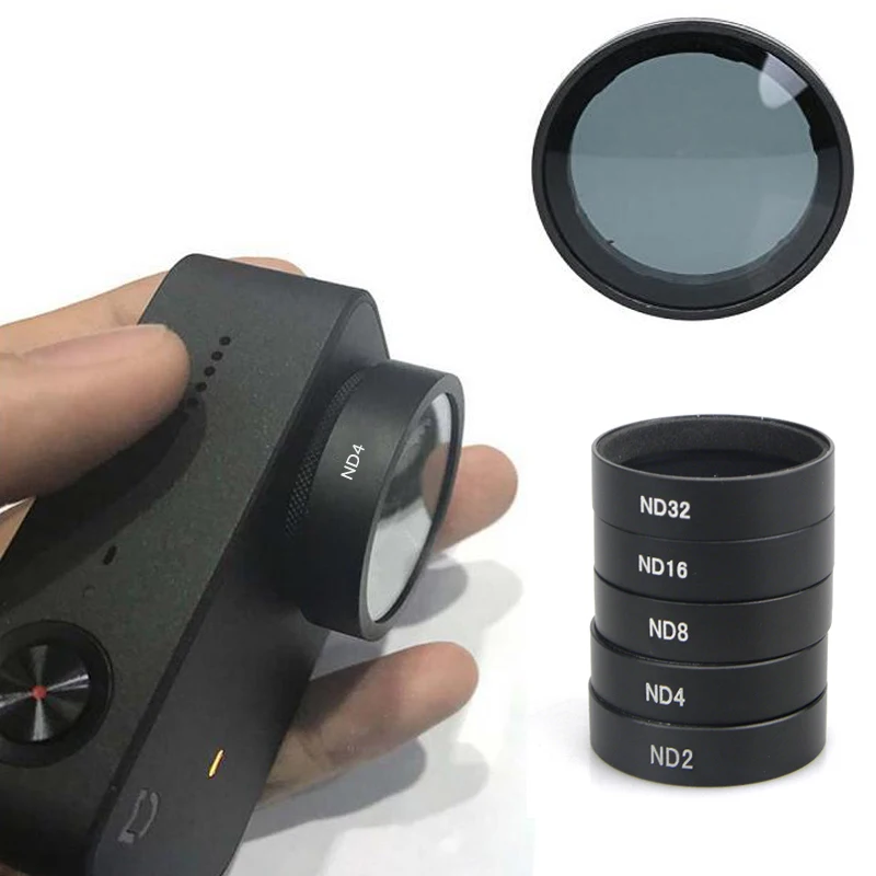 Фильтр JINSERTA ND2/ND4/ND8/ND16/ND32 для оригинального Xiaomi Mijia Smart Car recorder для Xiaomi Mijia 4K экшн-камеры