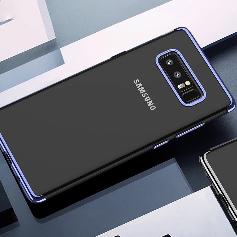Роскошный чехол FLOVEME для Samsung Note 8 S8 S9 Plus прозрачные силиконовые чехлы Galaxy