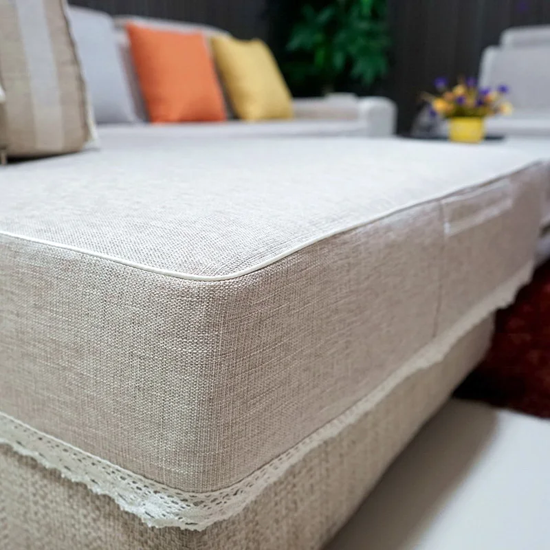 Чехол для дивана на весну и осень коврик универсальный чехол подушки из льняной