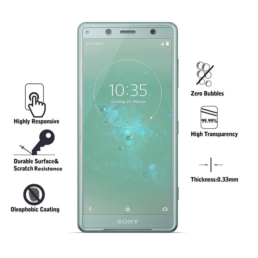 Dahaby закаленное Стекло для sony Xperia XZ2 компактный/Premium XA2 ультра Экран протектор