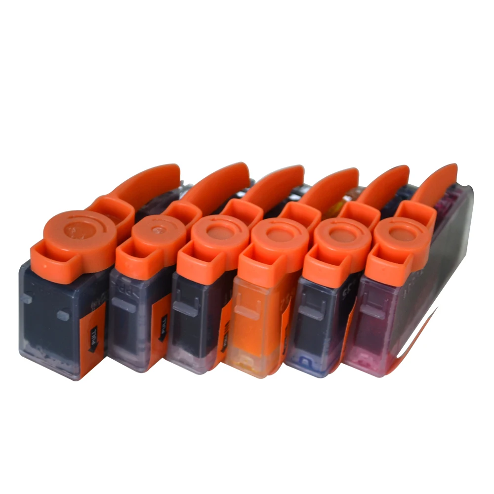 6 шт. PGI 725 725XL 725BK CLI 726 PGI725 PGI725XL PGI725BK чернильный картридж для Canon MG6170 MG6270 MG8170 MG8270|ink