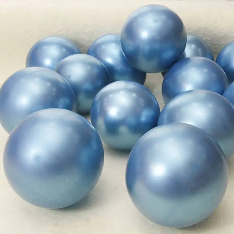 metal blue 50 шт. 12 дюймов популярный латексный утолщенный металлический цветной воздушный шар для праздника, свадьбы, дня рождения, вечерние праздничные украшения, свадебные шары - Цвет: metal blue