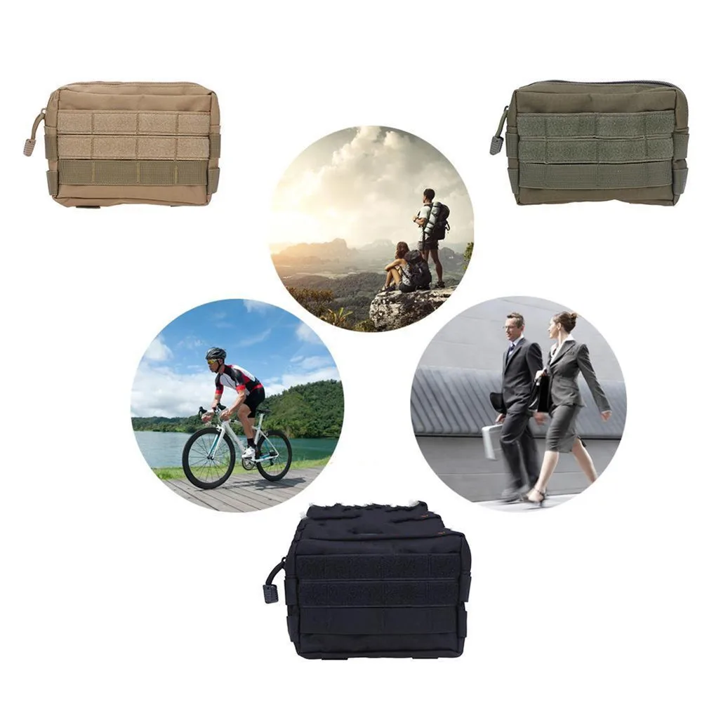 

1 pc Molle Pouch Belt Waist Pack Bag Military Fanny Waist Pack Phone Pocket