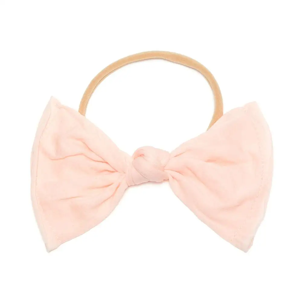 Baby Bow Headband Knotted Bows Newborn Hair Bands Infants Headwear accessories for Girls 27 Colors JFNY130 | Детская одежда и