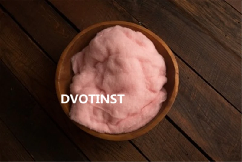 Dvotinst Newborn Baby Photography Props Wool Basket Background Round Blanket Mat Fotografia Accessory Studio Shooting Photo Prop | Детская